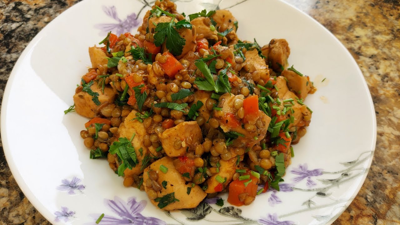 БОЖЕСТВЕННОЕ БЛЮДО ИЗ  ЧЕЧЕВИЦЫ С КУРИЦЕЙ!!! ВСЕ ПРОСЯТ ДОБАВКИ!!!