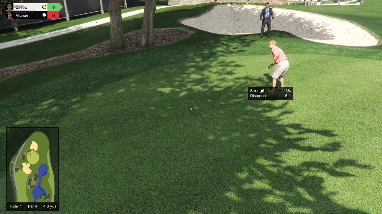 Bullshit Golf Shot