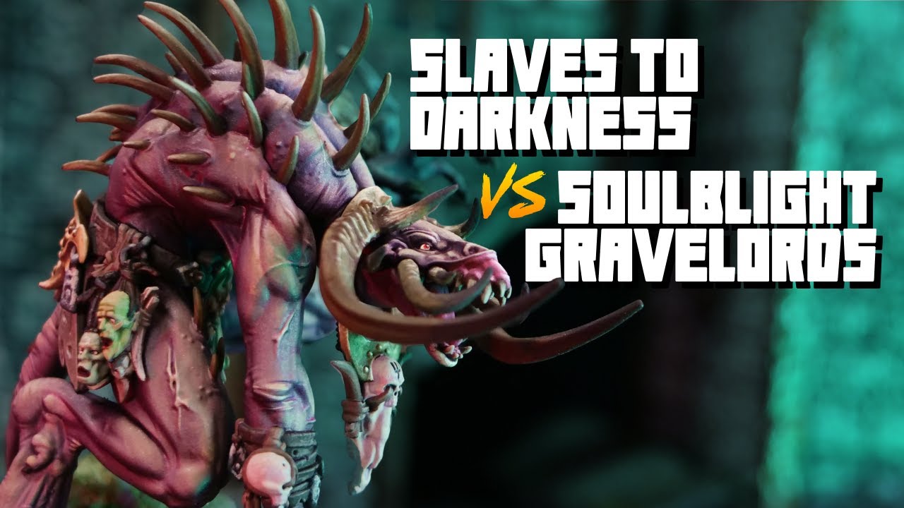 Slaves to Darkness vs Soulblight Gravelords -  NEW Age of Sigmar Battle Report
