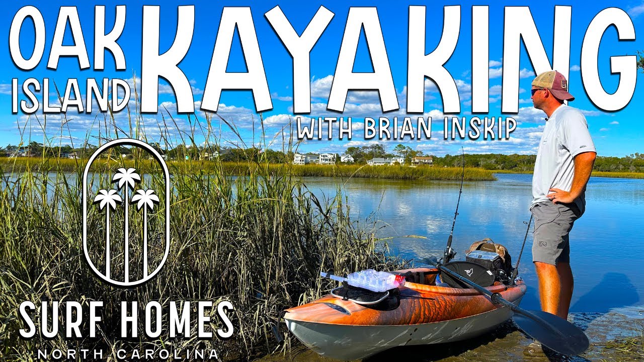 🛶7 mile EPIC Kayak Adventure in Oak Island NC | we fished to cook & eat what we catch | Sunset 🌅