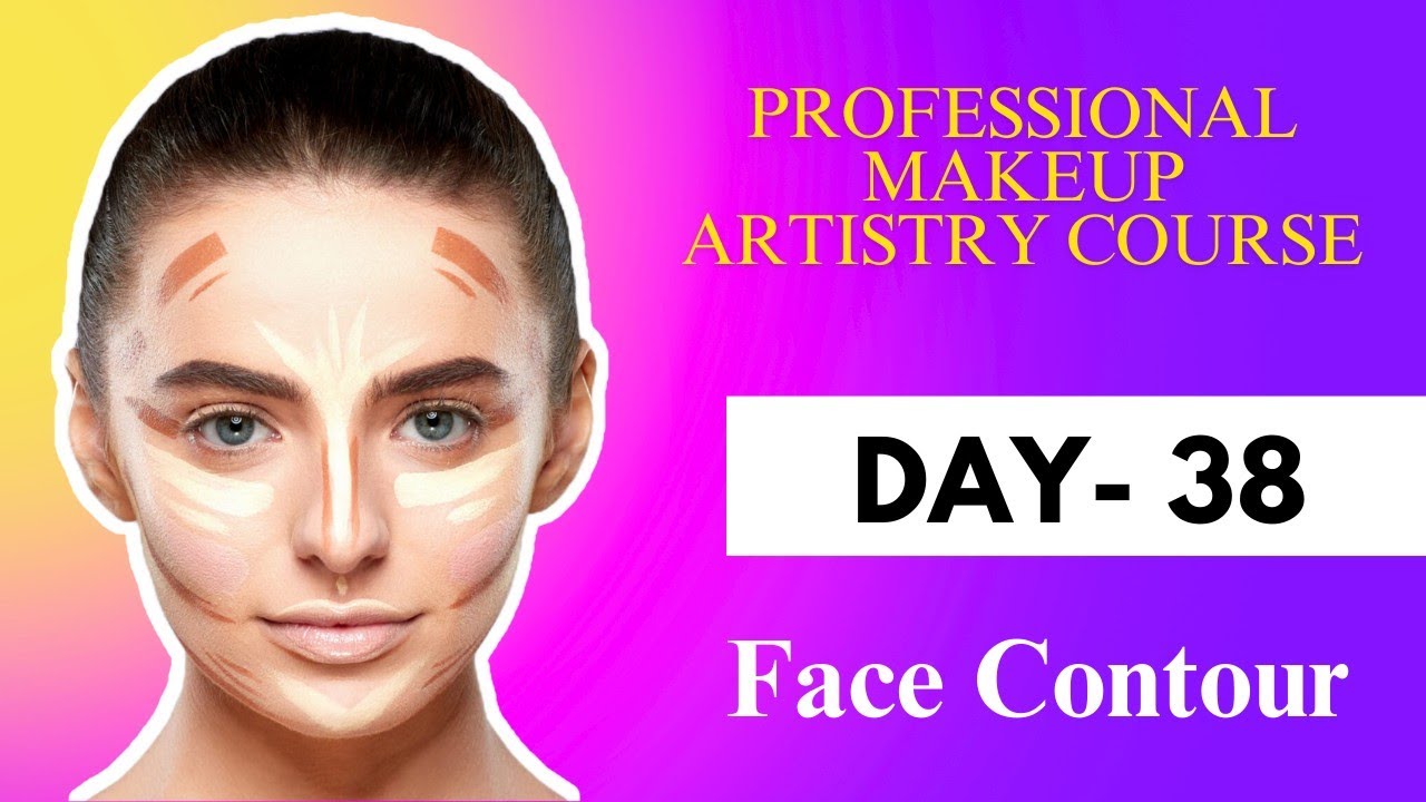 FREE PROFESSIONAL MAKEUP ARTISTRY COURSE| DAY 38  FACE CONTOUR| BY Vasugimanivannan