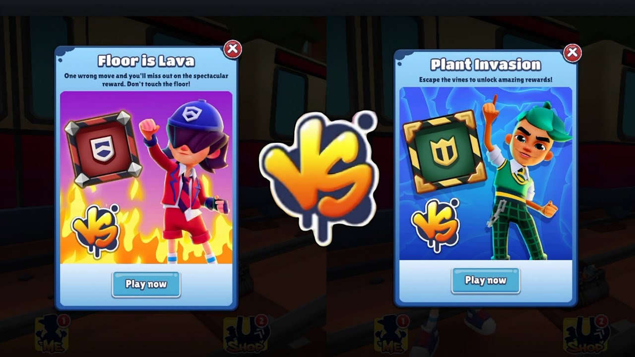Subway Surfers : TEAM TAKEOVER 🤼💪💢 - Plant Invasion ☘️ 🆚 Floor is Lava 🔥 Challenge on Oxford 2025