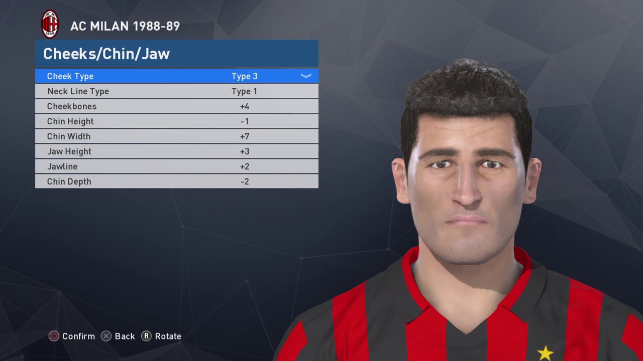 Mauro Tassotti face PES 2017