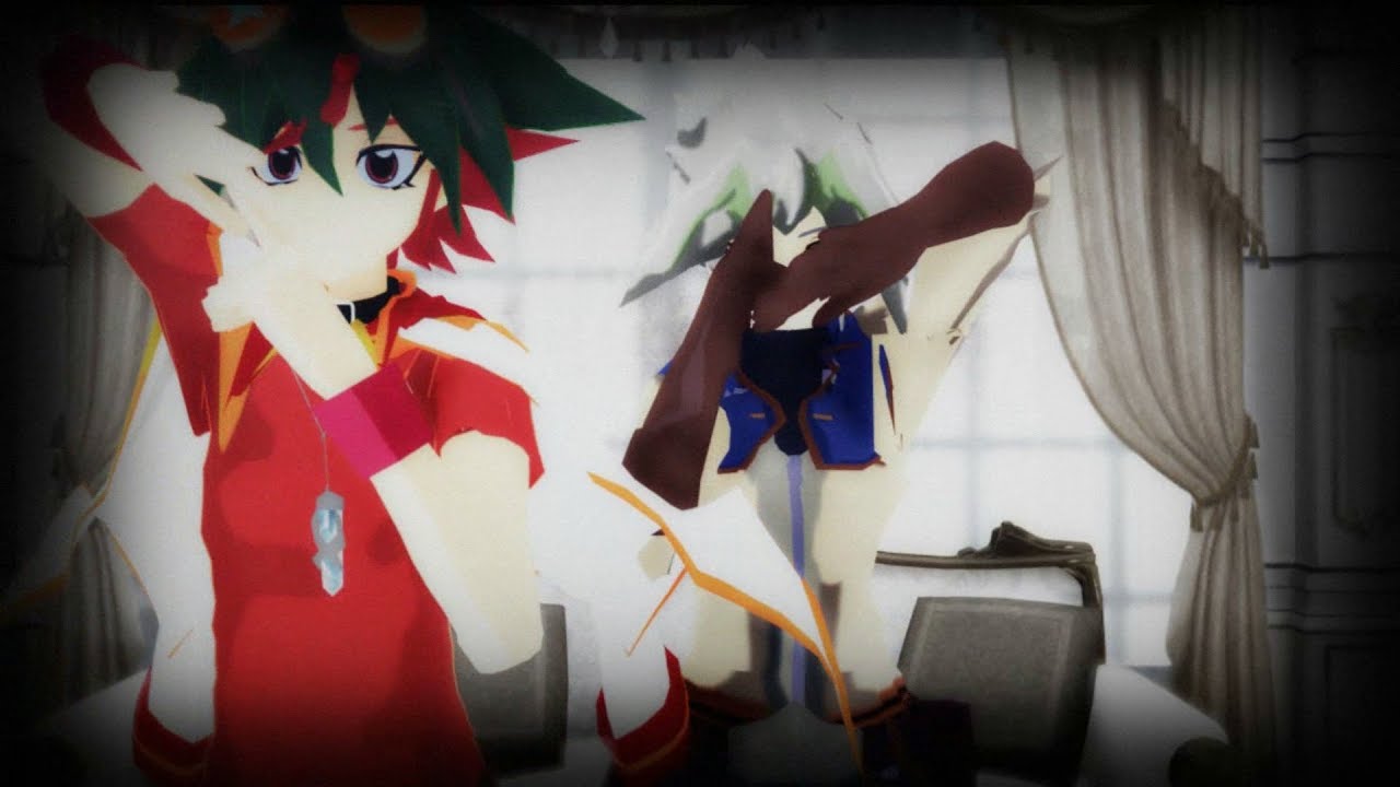 「遊戯王MMD」Macaron/// Yuya/Yuto/Yugo/Yuri/Zarc