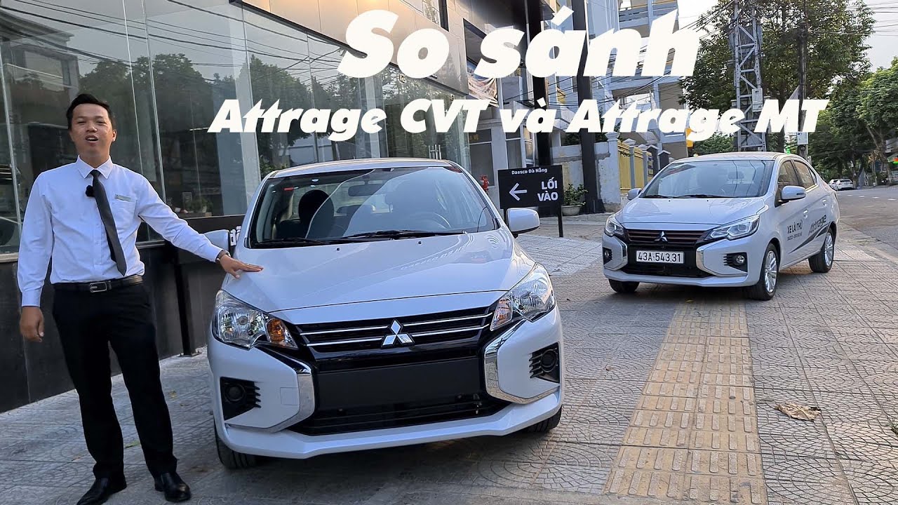 So s&aacute;nh chi tiết Mitsubishi Attrage 2020 MT v&agrave; Mitsubishi Attrage 2020 CVT