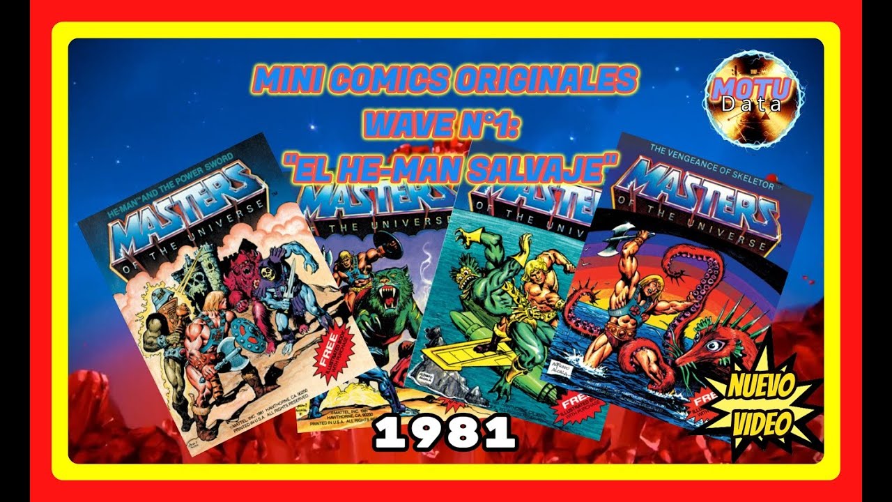MINI COMICS ORIGINALES Wave Nº1 "El He-Man Salvaje"
