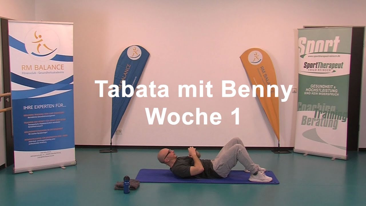 Tabata mit Benny - Woche 1