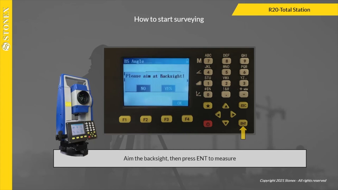 STONEX R20 How to Survey