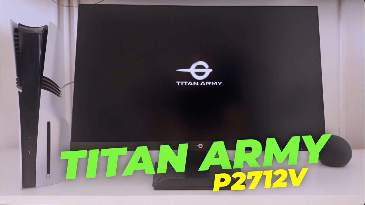Monitor dual 4K & 1080P hasta 360Hz con HDMI 2.1 para PS5 - titan army P2712V