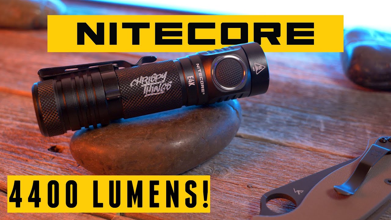 Nitecore E4K: Этот EDC-фонарик на 4400 люмен — просто ЗВЕРЬ! Ну, в каком-то смысле...