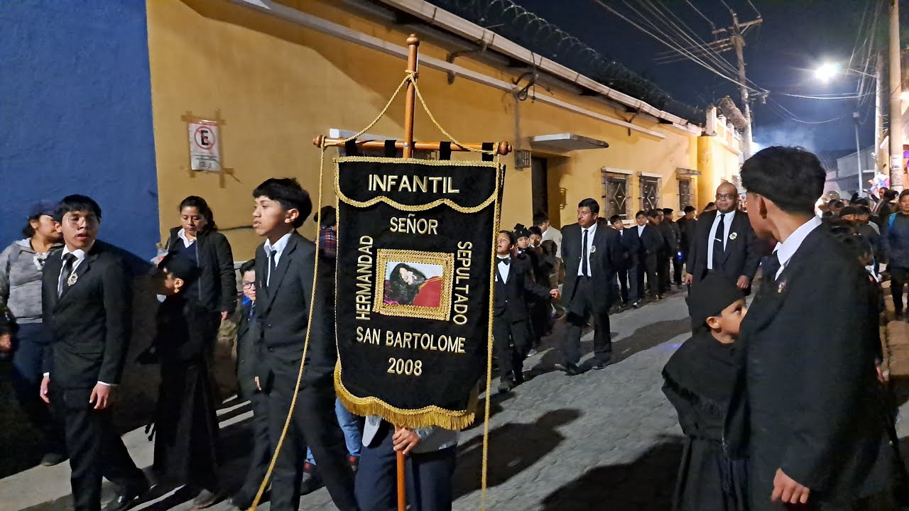 Tercer Viernes de Cuaresma - Procesión Infantil Señor Sepultado y Virgen de Dolores San Bartolome 
