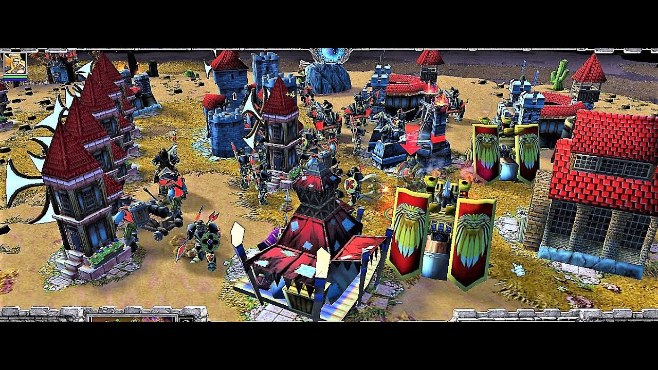 Warcraft 3 Race Gameplay - Iron Legion Vs Orcs (Normal) All Custom Race Units