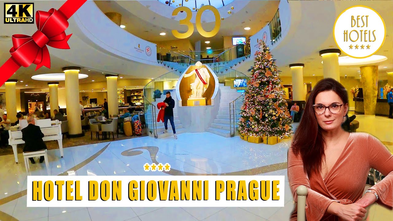 Best Luxury Hotel in Prague - Hotel Don Giovanni Prague **** - Walking Tour 4k 50fps