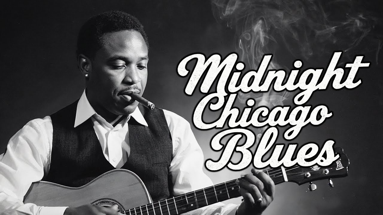 Gentle Night Blues – Soft Guitar & Vocals | Relaxing Bar Ambience