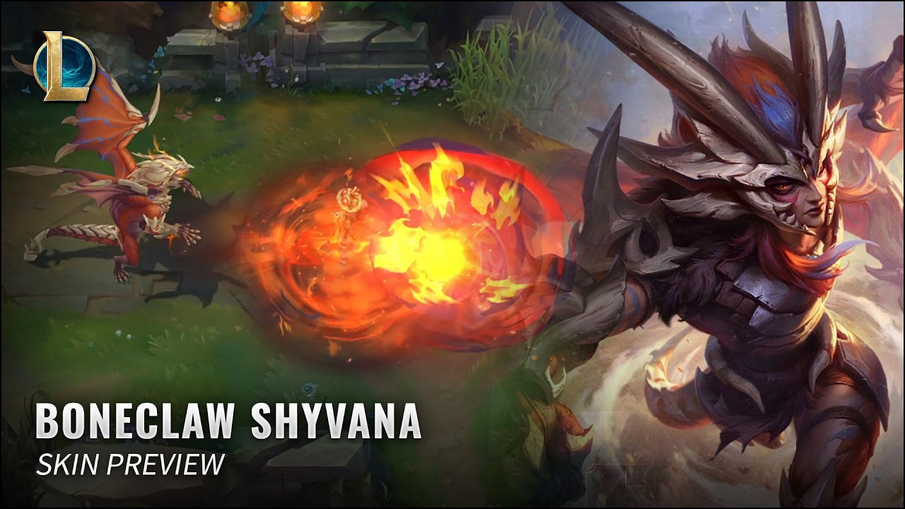 Boneclaw Shyvana – Skin Preview || League of Legends: PBE