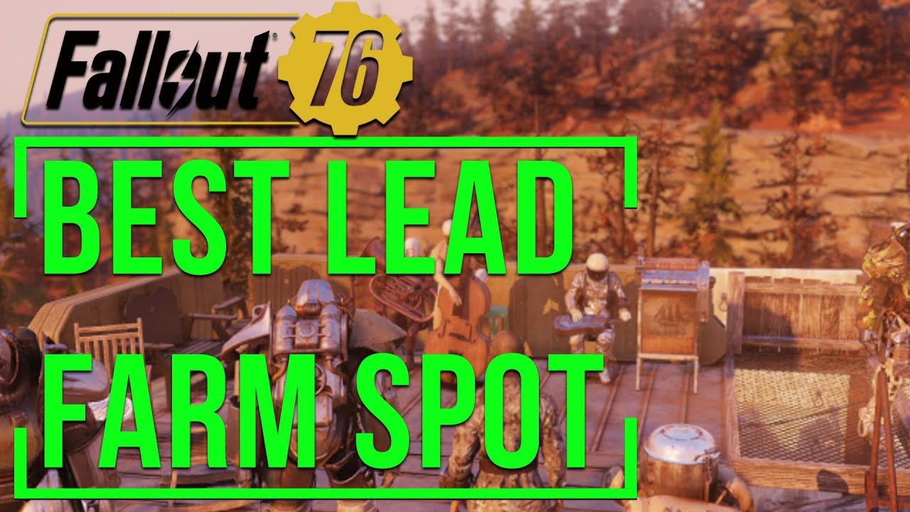 Fallout 76 - Best Lead Deposit Location (Settlement Mining Design)