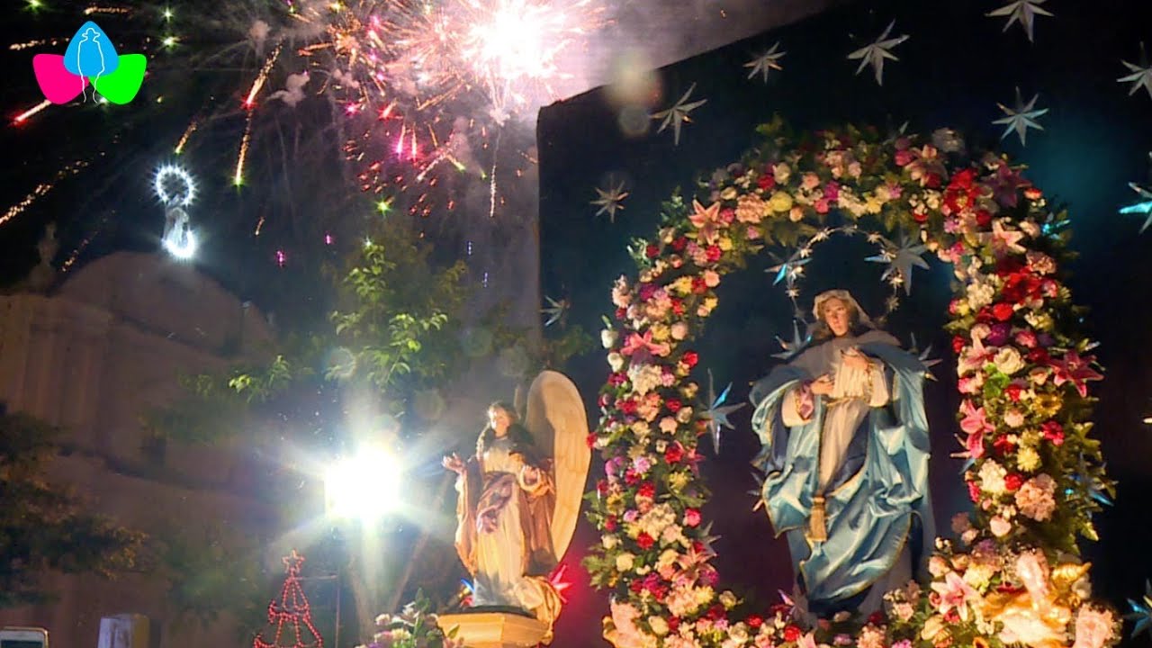 Nicaragua celebra la gritería en honor a la Purísima Concepción de María en León