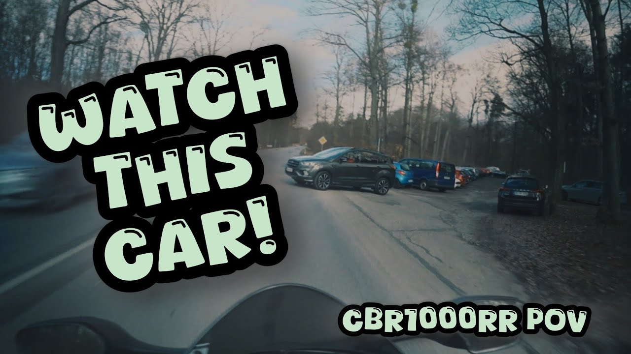 Forest Ride Turns Tense… Watch the Car | CBR1000RR SC59 POV