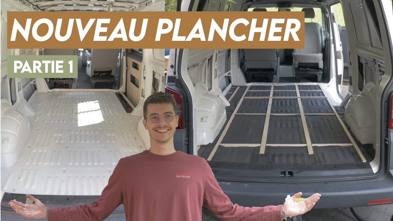 8. Nouveau Plancher : Tasseaux, Armaflex, Alubutyl Aménagement fourgon Aménagé VW Transporter T5 T6
