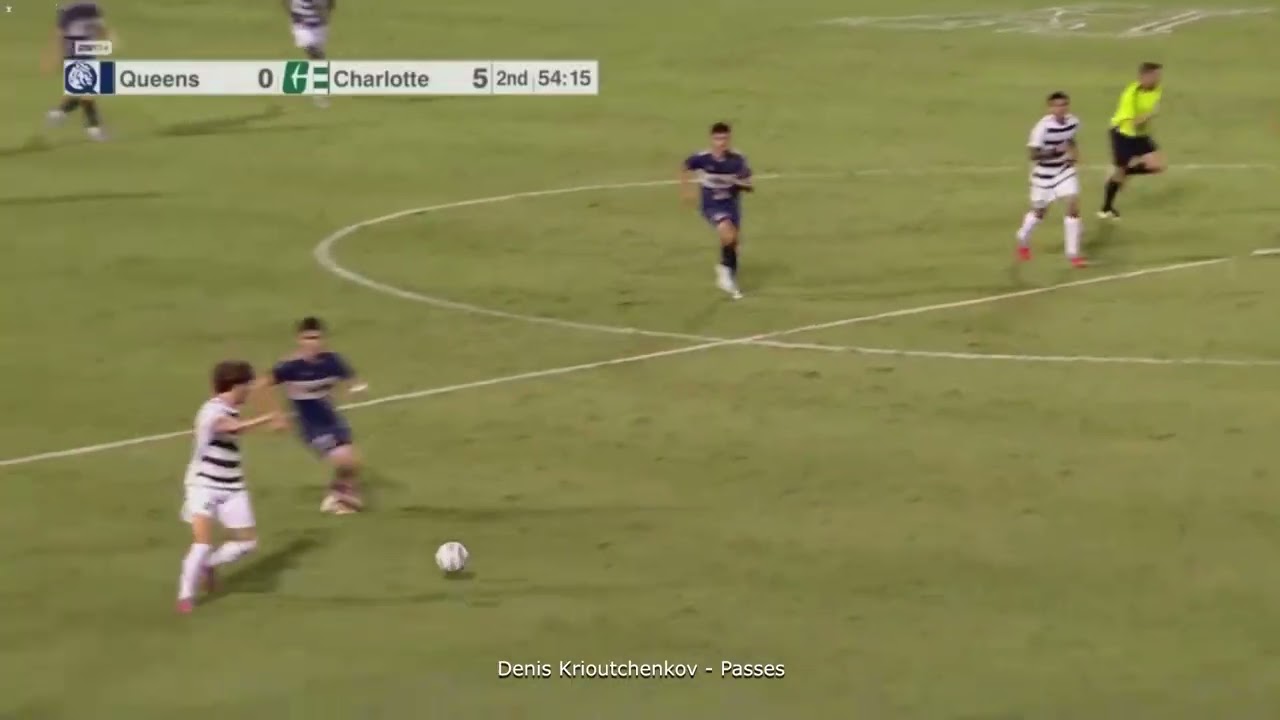 Denis Krioutchenkov 2025 NCAA Soccer Highlights (UNC Charlotte)
