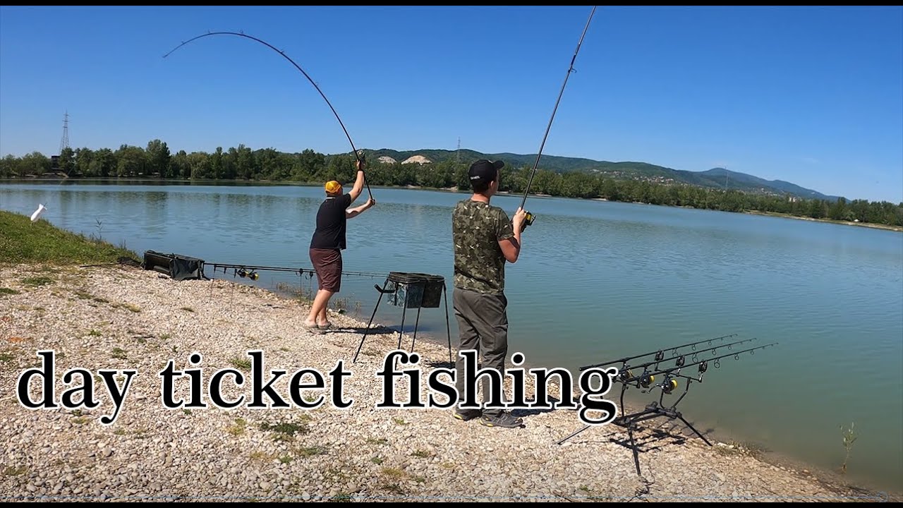 Day-ticket fishing in Croatia, lake Finzula