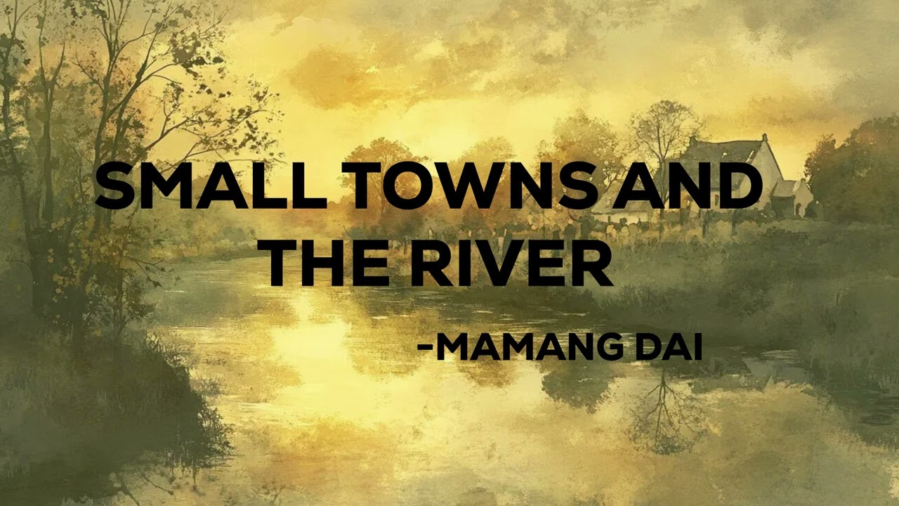 Std 12 MH State board English poem Small Towns and the river 