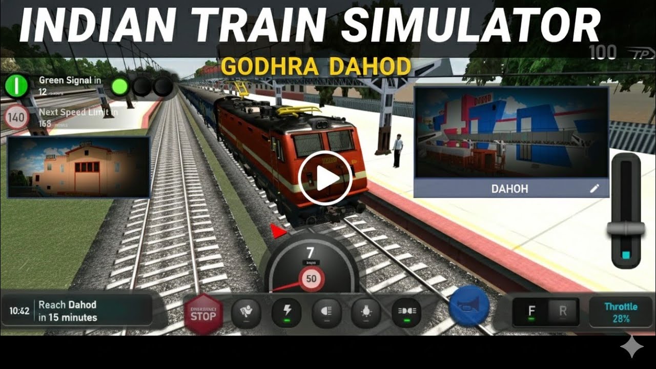 Indian Train Simulator GODHRA DAHOD 