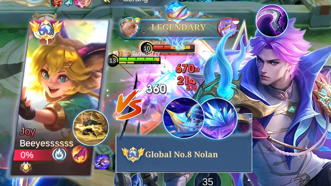 PAKE HERO INI NAIK IMORTAL DENGAN MUDAH! | TUTORIAL COMBO NOLAN TERBARU #mobilelegends 
