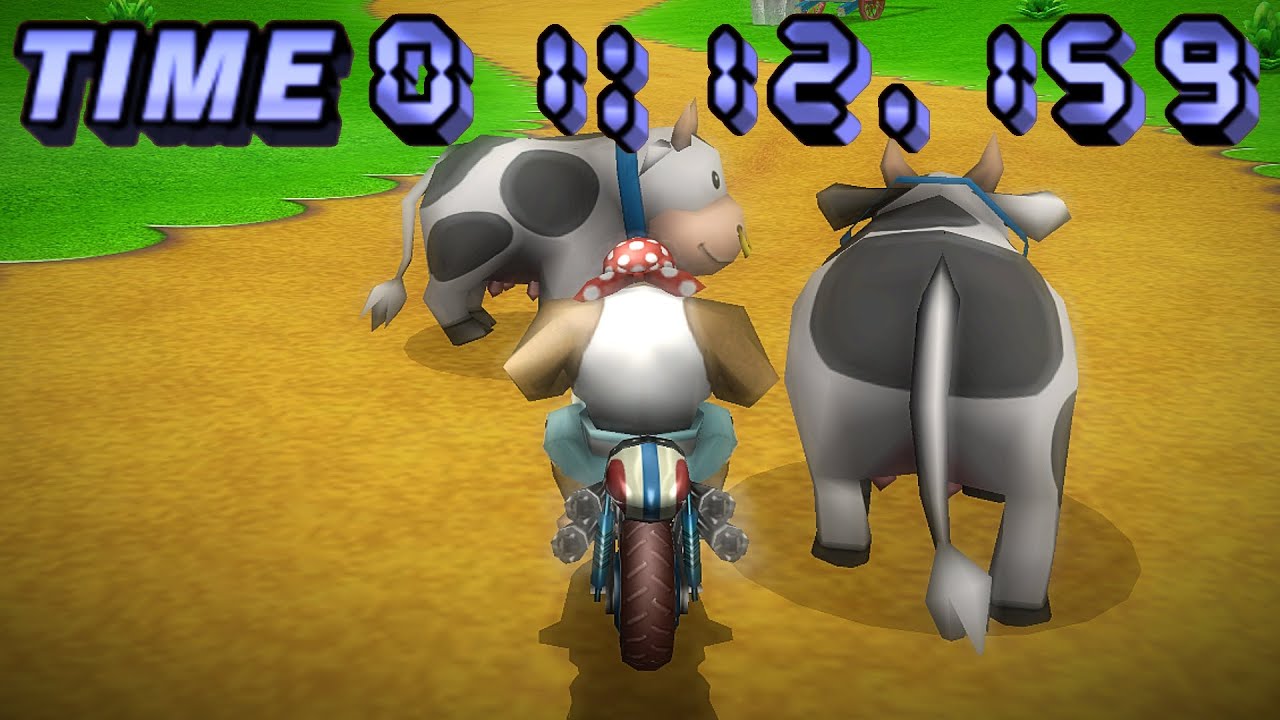 [MKWii TAS] Moo Moo Meadows - 1:12.159 (Supergrinding)