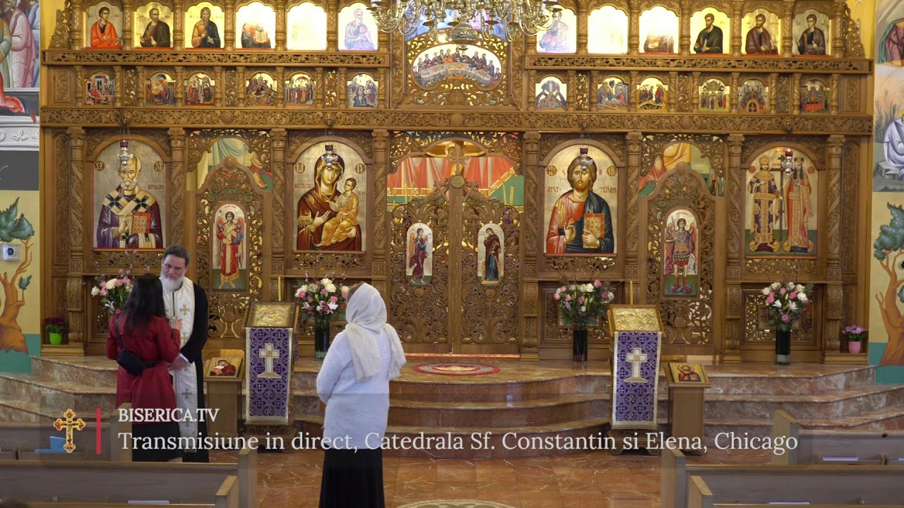 &dagger; Biserica Tv - Transmisiune in direct, Catedrala Sf. Constantin si Elena, Chicago, Liturgia LIVE