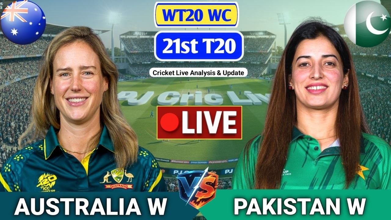 Australia Women Vs Pakistan Women 21st T20 Match | Live Score Analysis & Discussion | AUSW vs PAKW