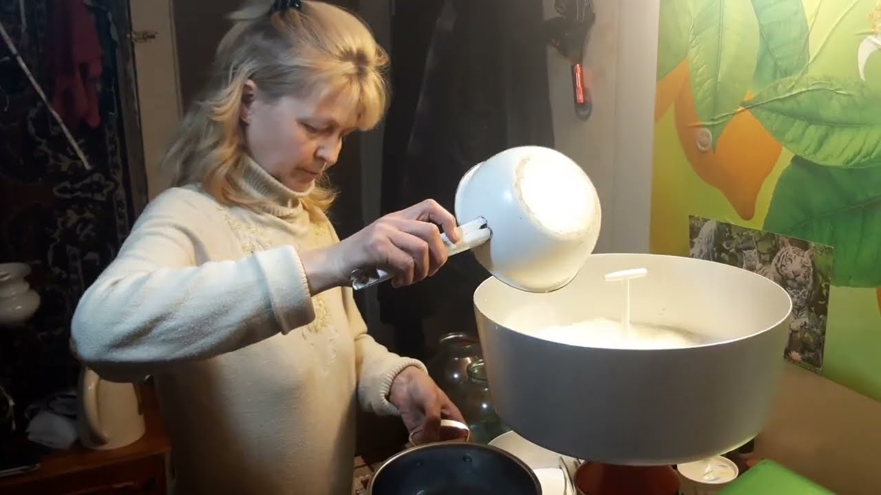 Сливки из молока за 10 мин. Живу на краю села.