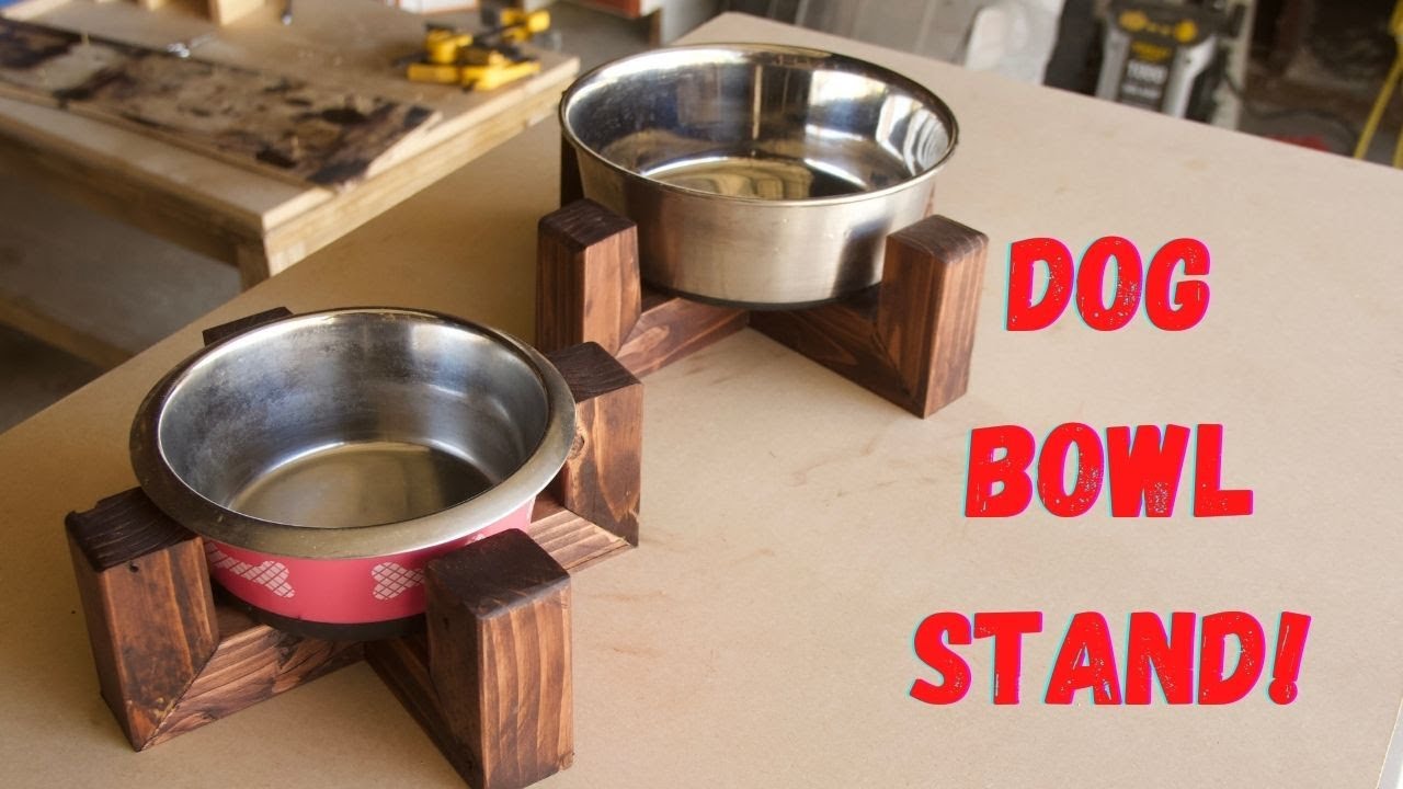 DIY Dog Bowl Stand