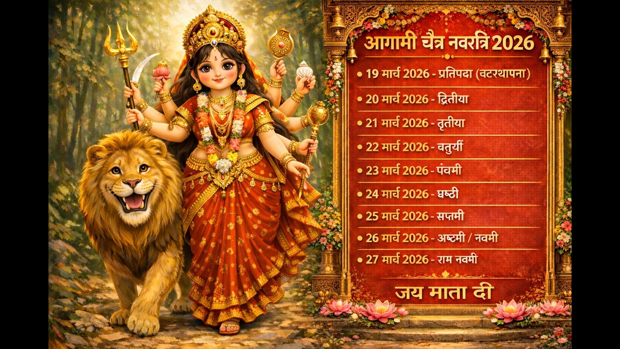 नवरात्रि 2026: स्वागत है माँ भवानी का