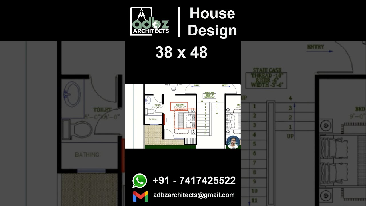 38 X 48  House Plan  | ADBZ Architects