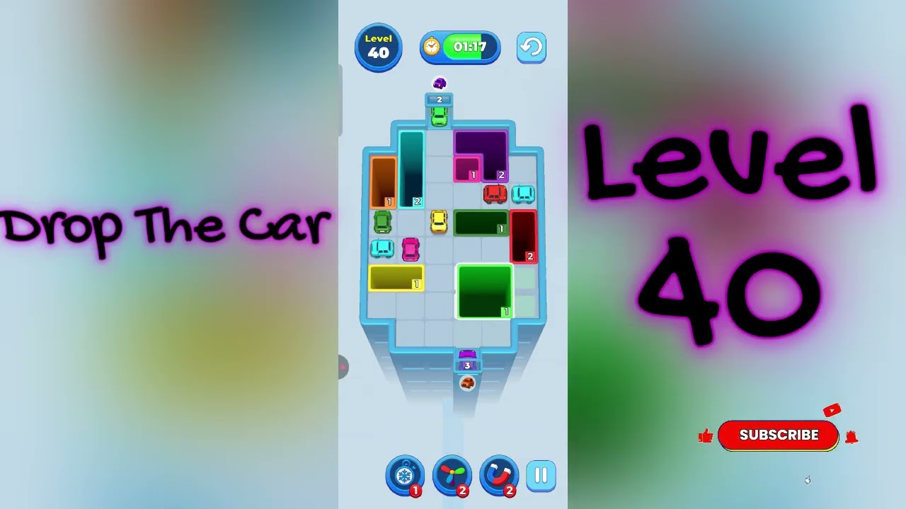 🚗 Drop The Car Level 40  Walkthrough | Car Puzzle Game Solution | Go Answer