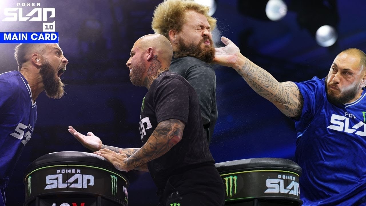 This Massive KO left the Crowd SHOCKED 😳 | Power Slap 10 - Main Card | Full Event