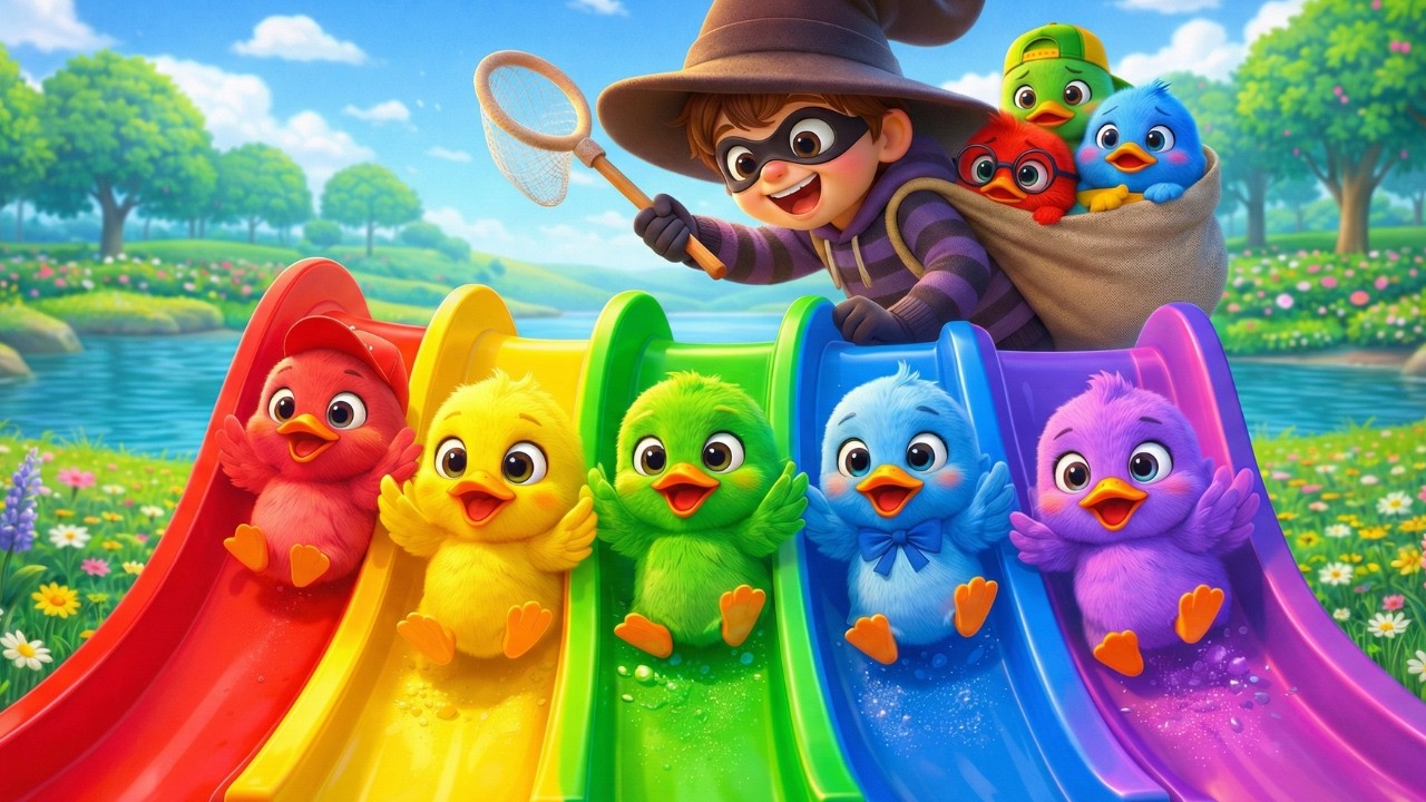 Five Little Ducks Went Out One Day 🦆  + 5 More Adorable Songs | Cutest 3D Kids Song Compilation