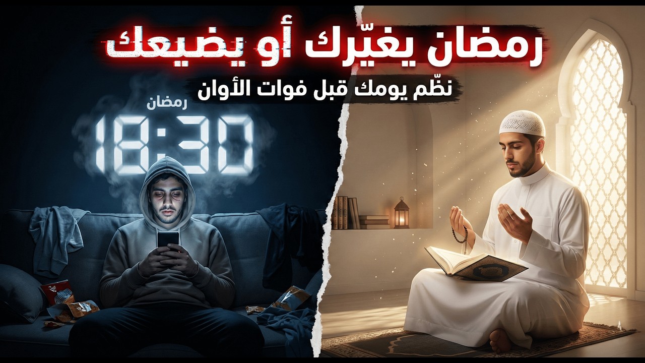 كيف تنظم يومك في رمضان وتضاعف عبادتك وإنتاجيتك | الدليل الكامل لرمضان مختلف تمامًا