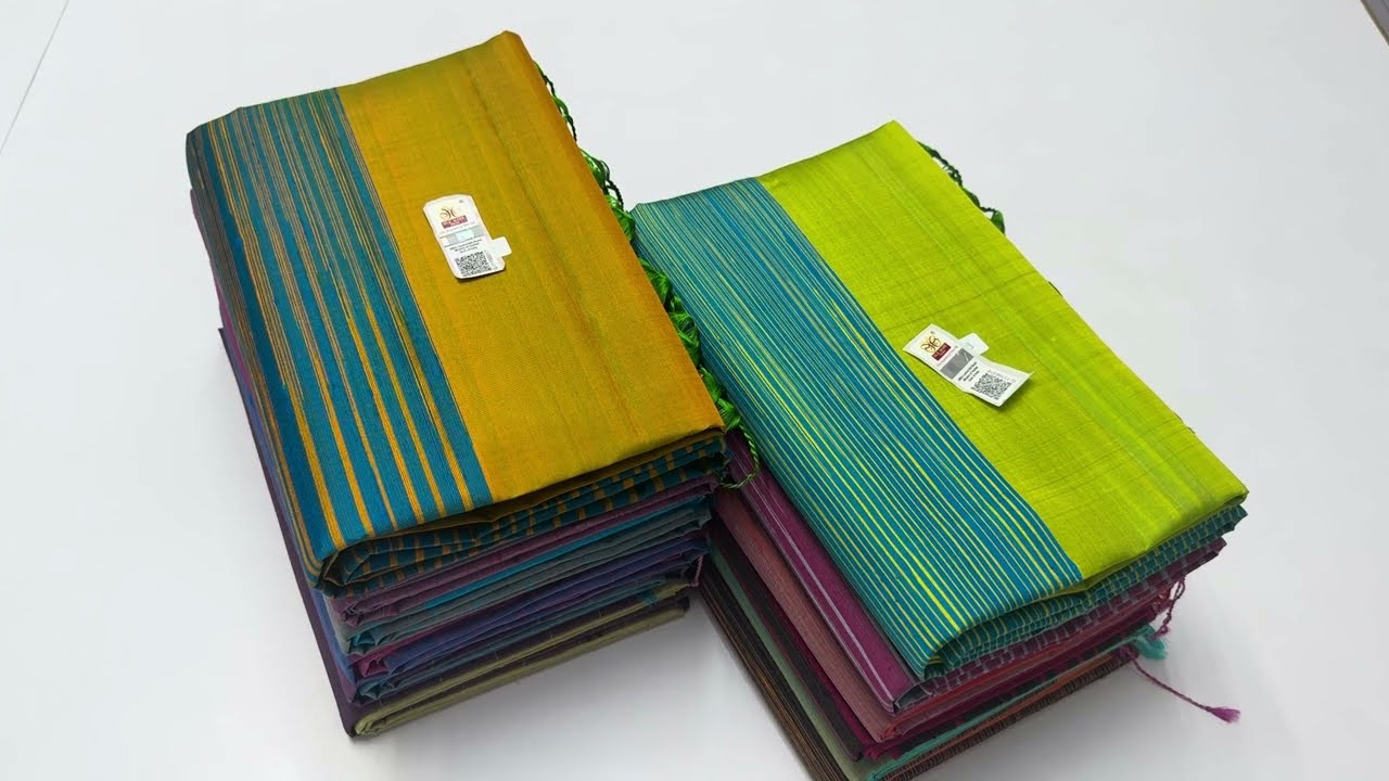 Dupion pure silk handloom sarees| silk mark | free shipping| varnaa sirumugai 