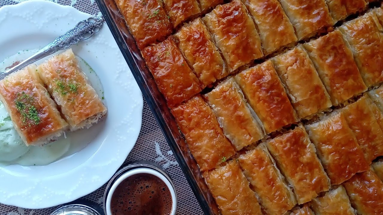 Кадаиф сарма с кори за баклава..
