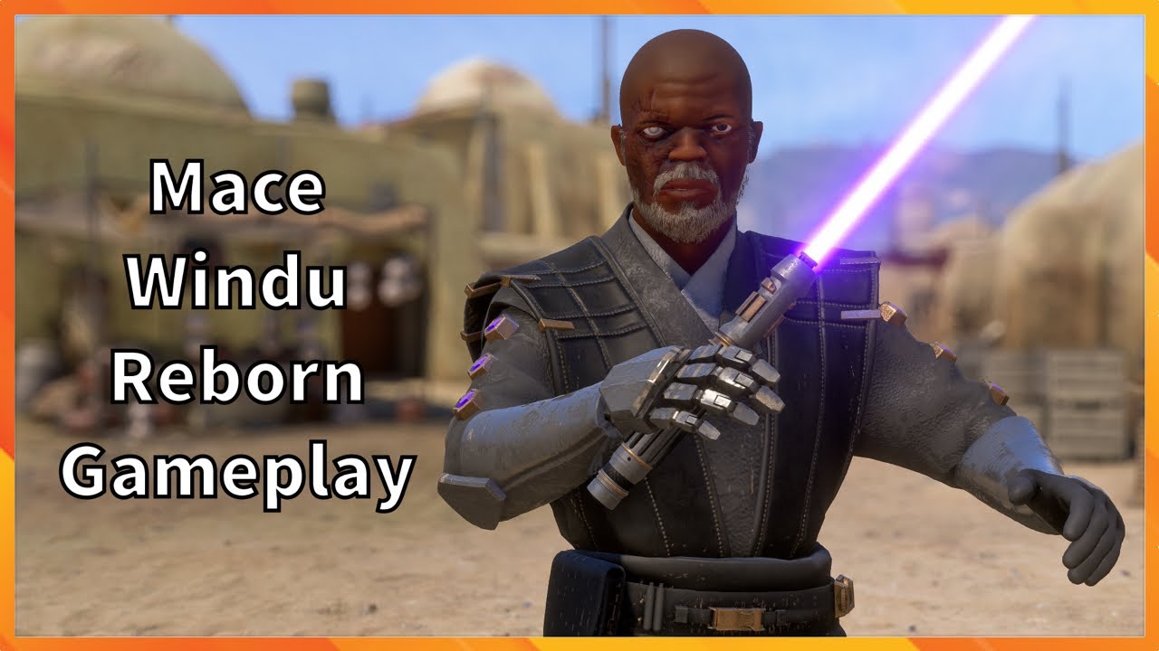 Mace Windu Reborn Gameplay Star Wars Battlefront 2