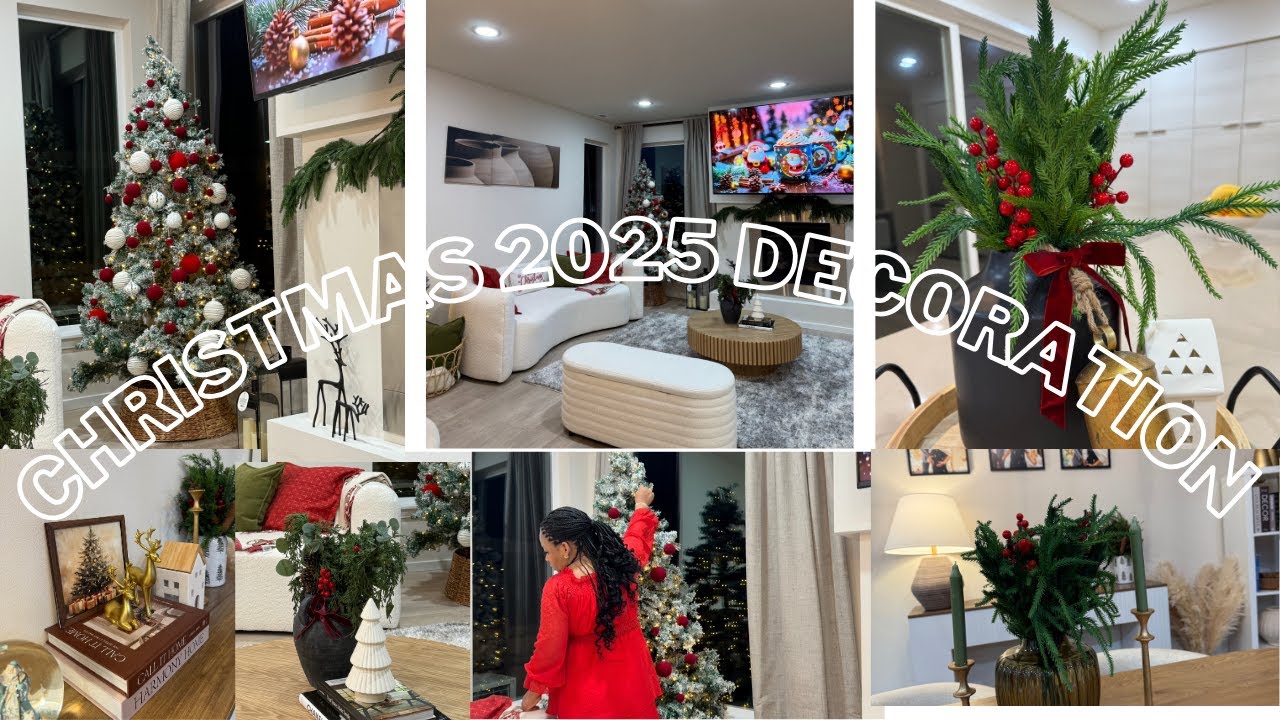 DU NOUVEAU DANS MON SALON/IDÉE DECORATION NOEL  2025/CHRISTMAS DECORATE WITH ME #decorationinterieur