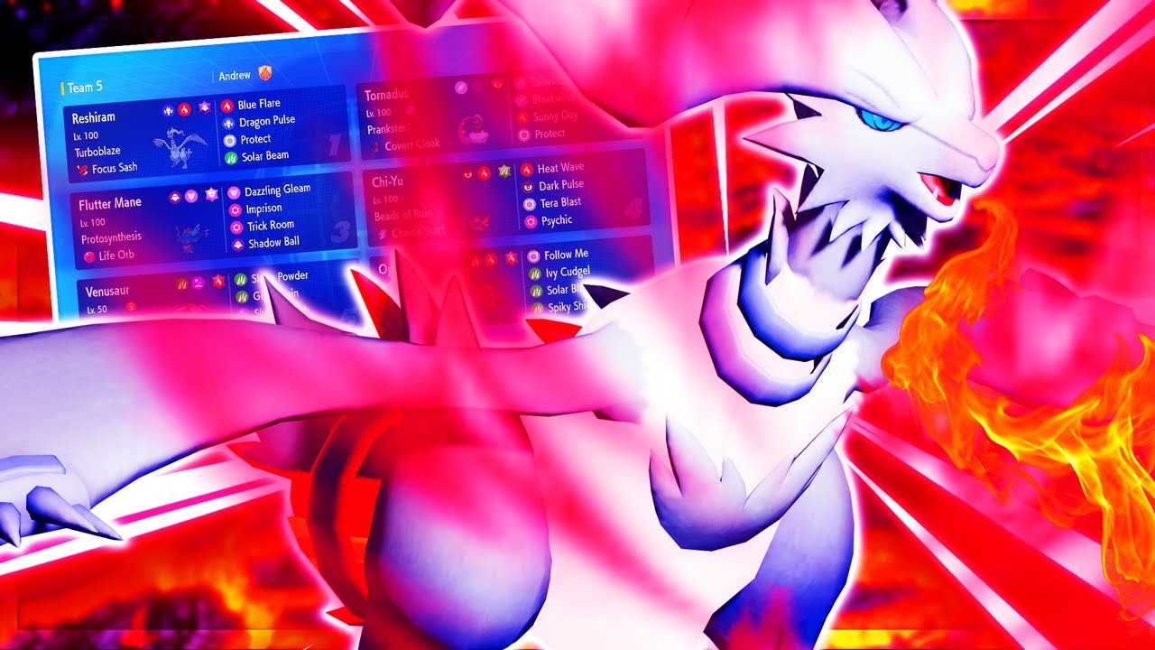 RESHIRAM LIGHTS THE WORLD ON FIRE in VGC 2024 Regulation G