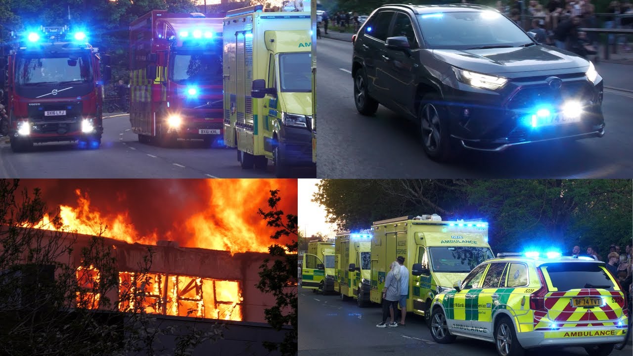 Major Fire at Henley College in Coventry 🔥🚒🚨