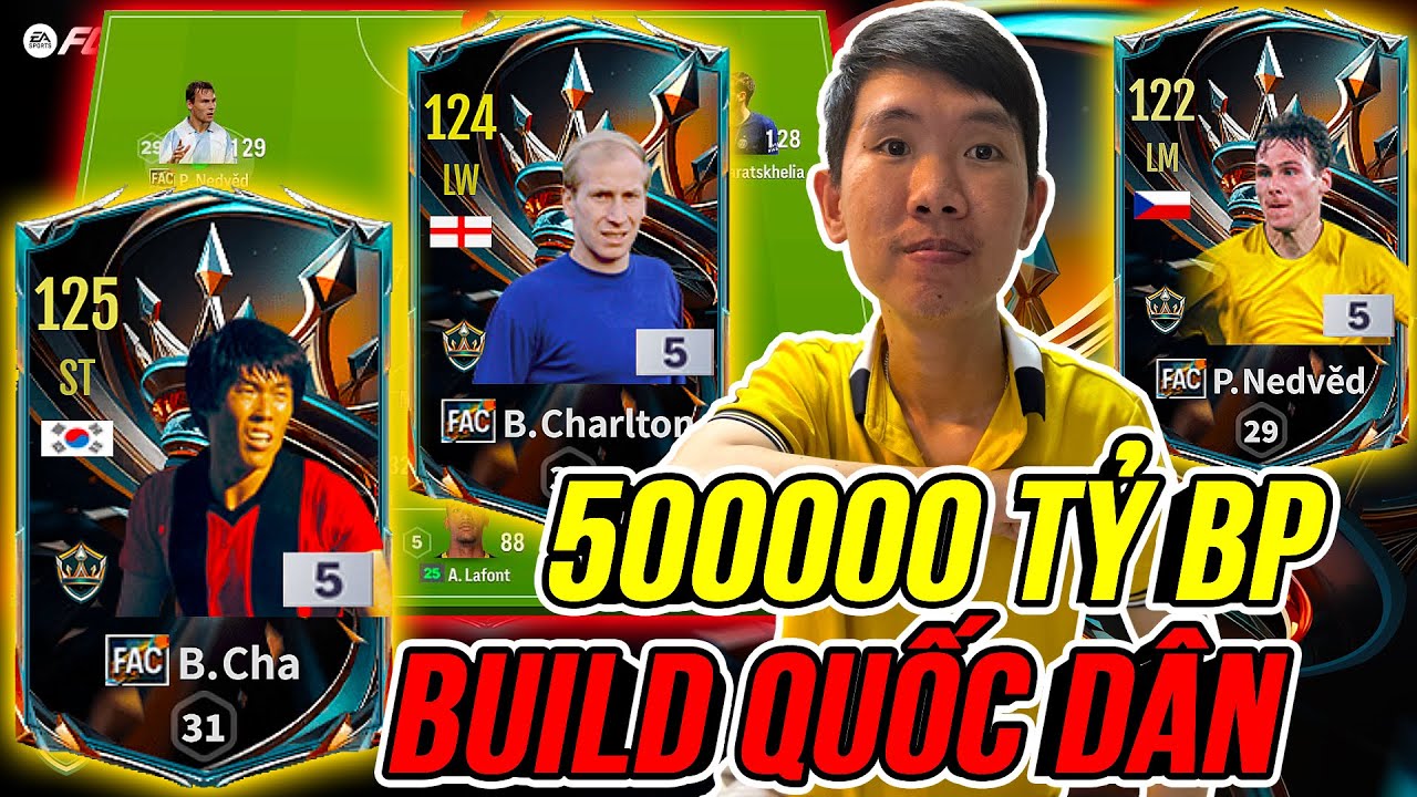 TH&Agrave;NH HO&Agrave; | Build Team Quốc D&acirc;n 500000 tỷ BP To&agrave;n H&agrave;ng Mới Lạ | FC Online