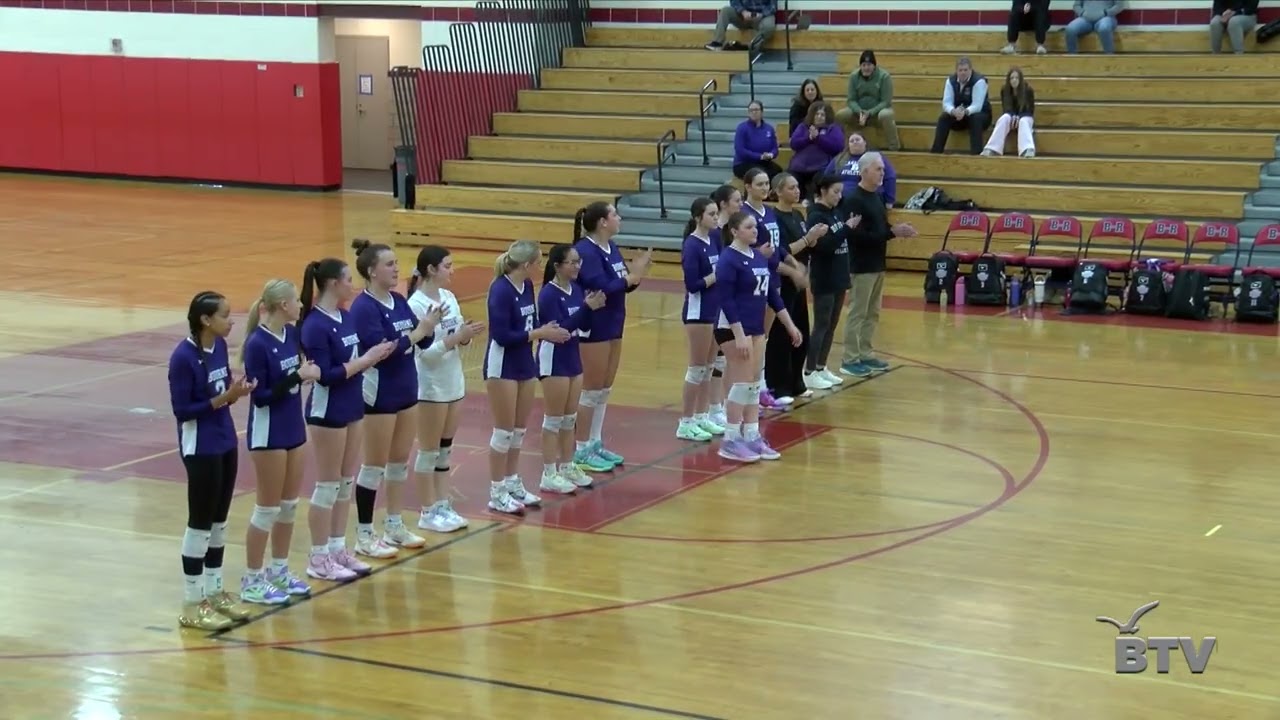 BTV Sports: Bourne vs Rockland, Girls Varsity Volleyball, November 12, 2025