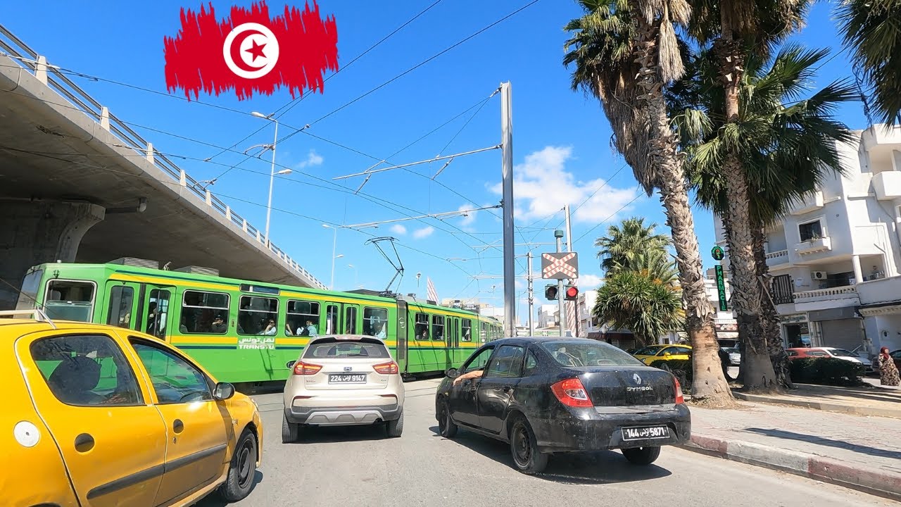 Cité Olympique, Tunisia 🇹🇳 4k,  الحي الأولمبي في العاصمة التونسية