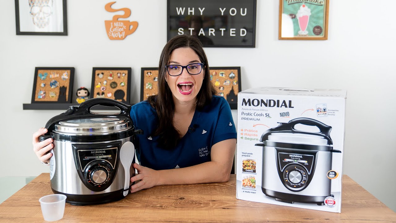 PANELA DE PRESSÃO ELÉTRICA | PRATIC COOK 5L MONDIAL | Resenha Verônica Laino