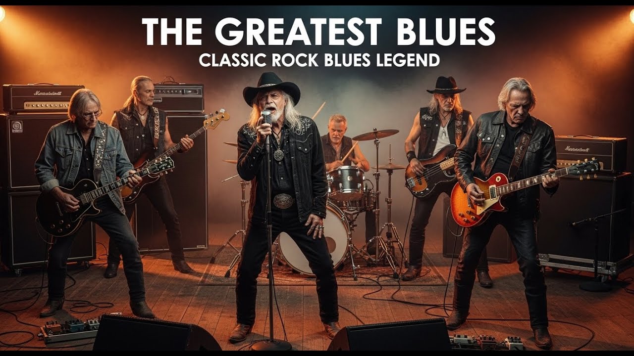 Eric Clapton, Jimi Hendrix, ZZ Top, BB King, Muddy Waters &ndash; Classic Rock Blues with Gritty Voices